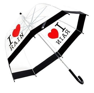 Зонт «I Love Rain» (черный) - 